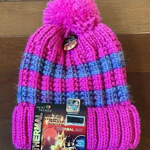 Heat Trendz Thermal Pom Pom Knit Hat